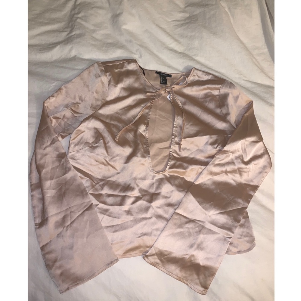 Forever 21 Champagne Woven Top